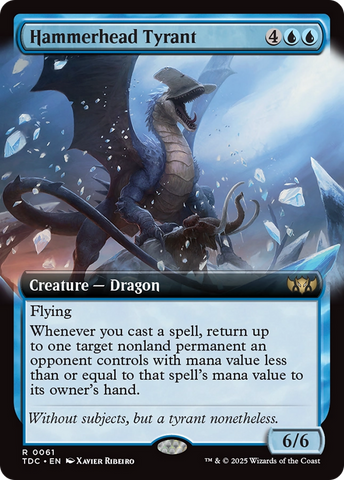 Tyran tête-marteau (Extended Art) [Tarkir: Dragonstorm Commander]