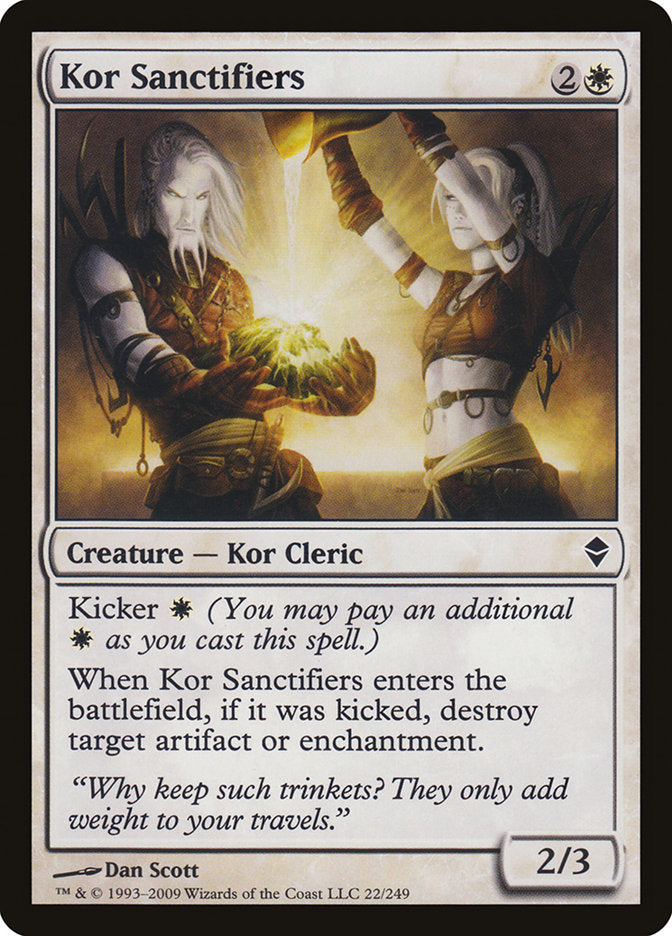 Sanctificateurs kor [Zendikar]
