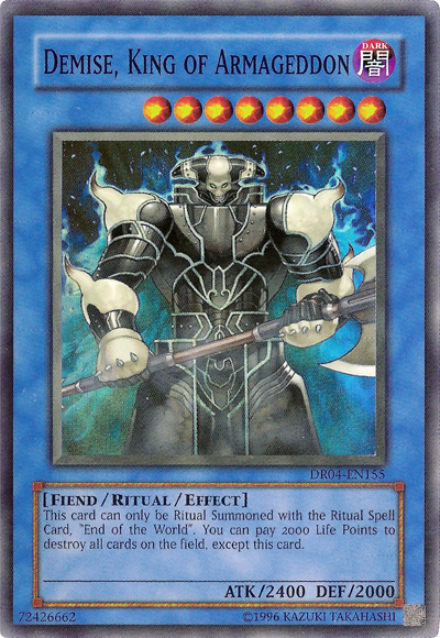 Démise, Roi de l'Armageddon [DR04-FR155] Super Rare