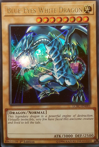Dragon Blanc aux Yeux Bleus (Version 3) [LCKC-FR001] Ultra Rare