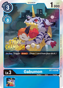 Gabumon [BT1-029] (Campeón de tienda) [Promos de sobres de lanzamiento especiales]