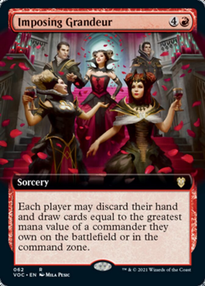 Magnitud Imponente (Arte Extendido) [Innistrad: Voto Carmesí Commander]