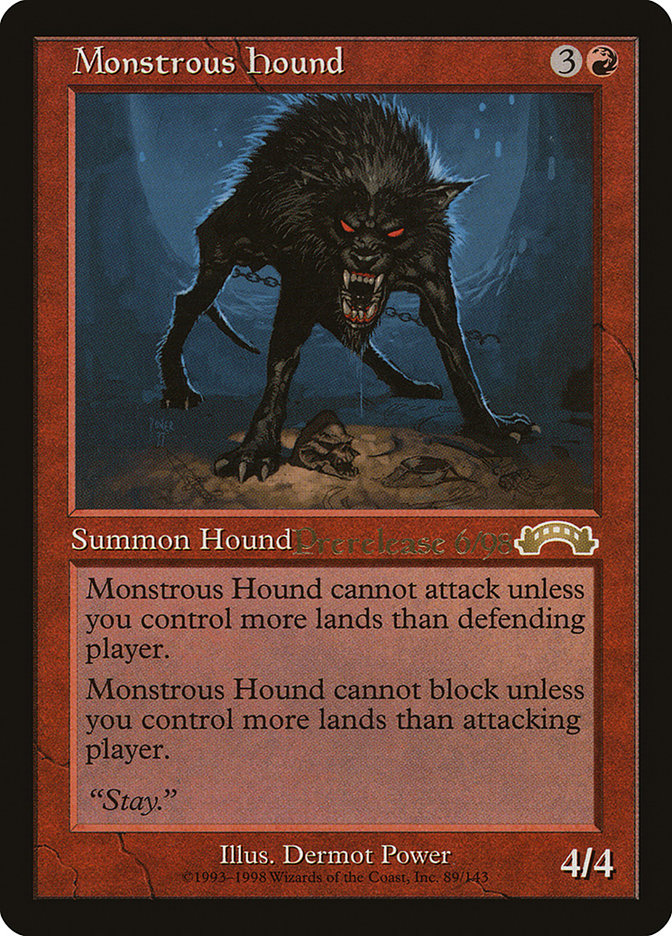Chien monstrueux [Exodus Promos]