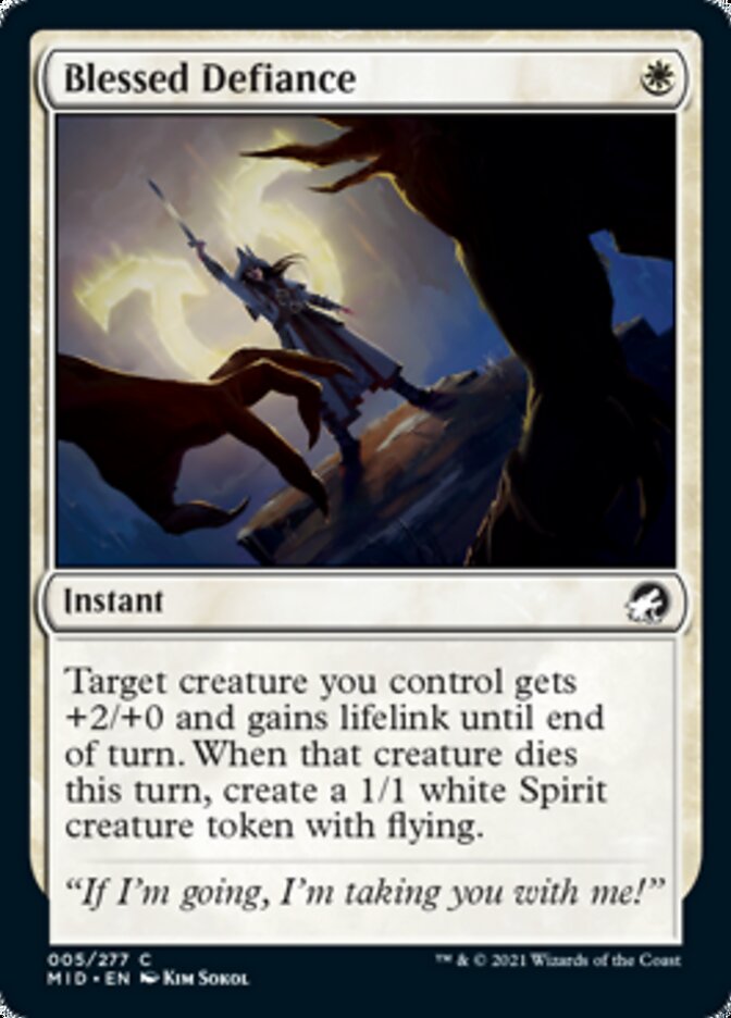 Défi béni [Innistrad: Chasse de minuit]