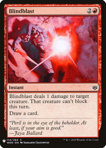 Explosión ciega [Impulsor de misterio]