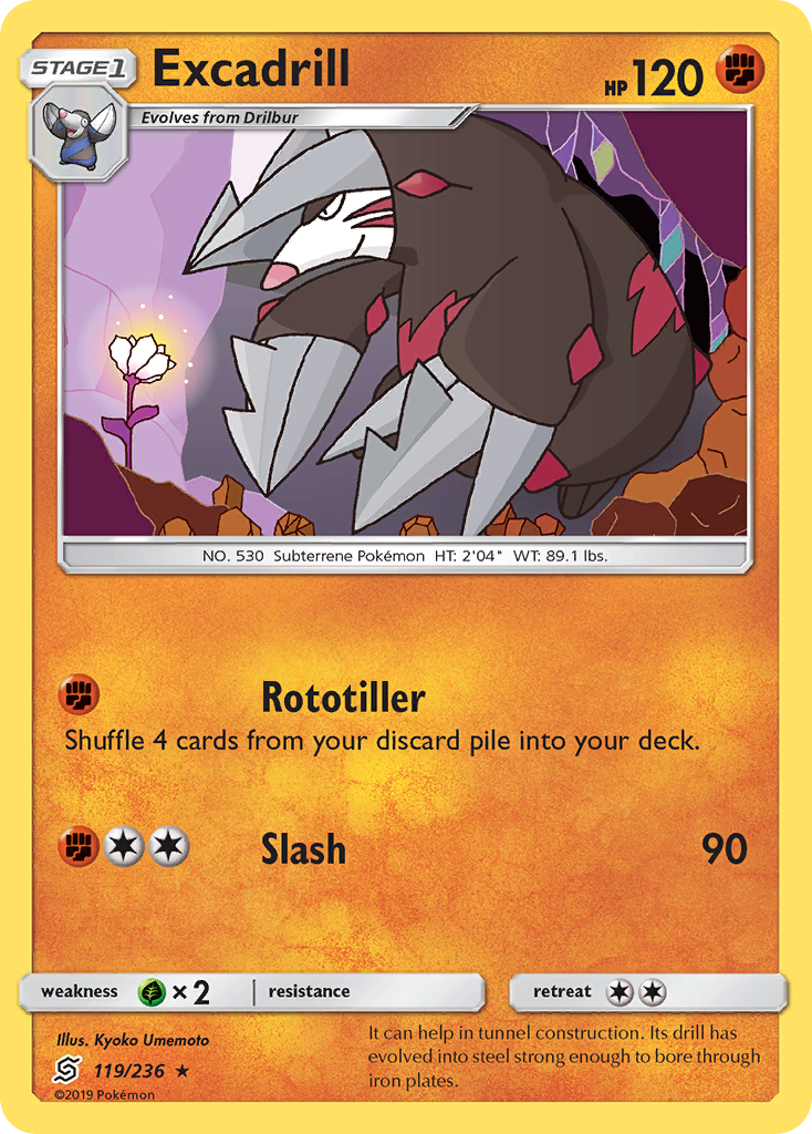 Excadrill (119/236) [Soleil et Lune : Harmonie des Esprits]