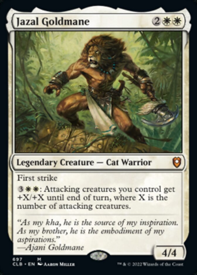 Jazal Goldmane [Commander Legends: Batalla por Puerta de Baldur]