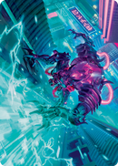 Surgehacker Mech Art Card [Série d'illustrations Kamigawa : Dynastie Néon]