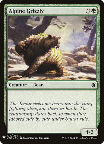Grizzli alpin [Booster mystère]