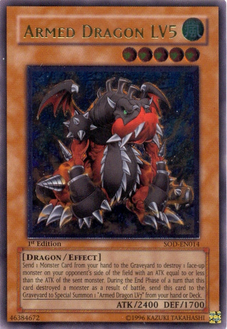 Dragon Armé LV5 [SOD-EN014] Ultimate Rare