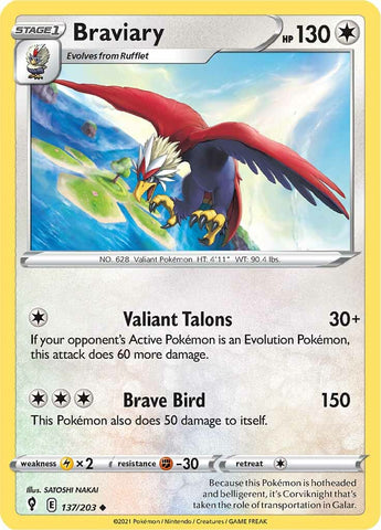 Braviary (137/203) [Espada y Escudo: Cielos Evolutivos]