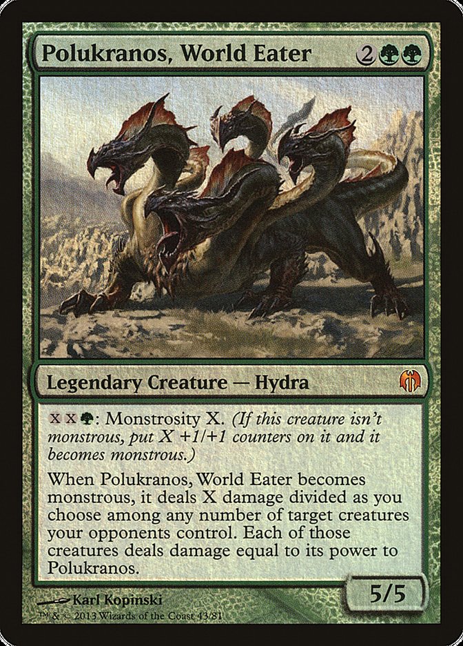 Polukranos, dévoreur de mondes [Duel Decks: Heroes vs. Monsters]