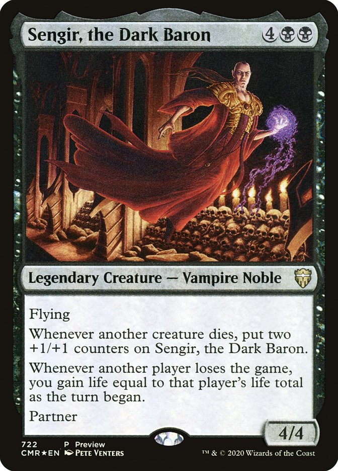 Sengir, baron des ténèbres [Promos Commander Légendes]
