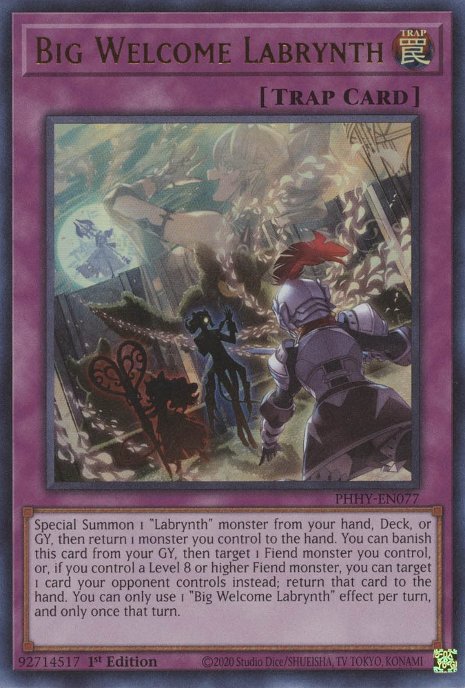 Grande Bienvenue Labrynthe [PHHY-EN077] Ultra Rare