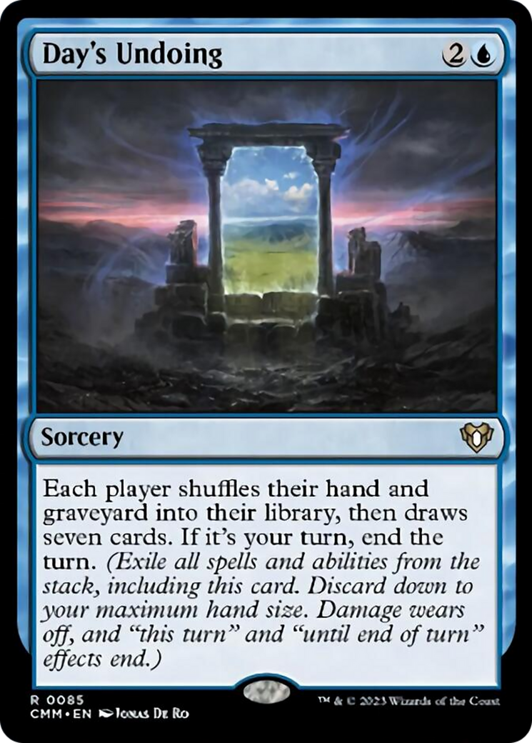 Rénovation de la journée [Commander Masters]