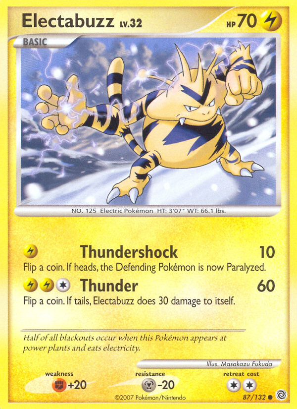 Electabuzz (87/132) [Diamante & Perla: Maravillas Secretas]