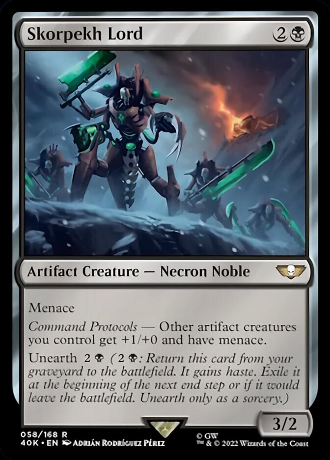 Seigneur Skorpekh (Surge Foil) [Warhammer 40,000]
