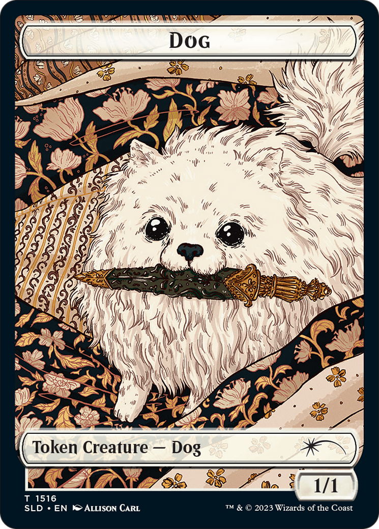 Jeton recto-verso Chien // Chat [Deck Commander Secret Lair : Jetons Chiens et Chats à Gogo]