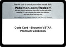 Image for Code Card - Shaymin VSTAR Premium Collection (MCAP) - Pokemon