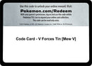 Image for Code Card - V Forces Tin [Mew V] (MCAP) - Pokemon