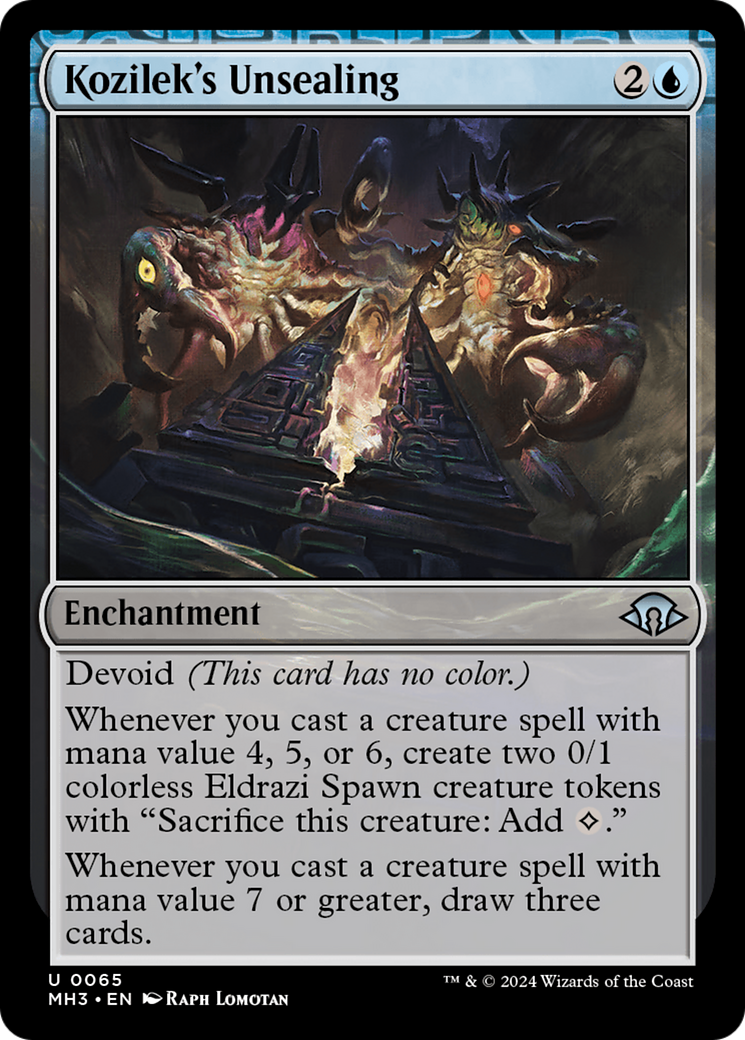Le Décachetage de Kozilek [Modern Horizons 3]
