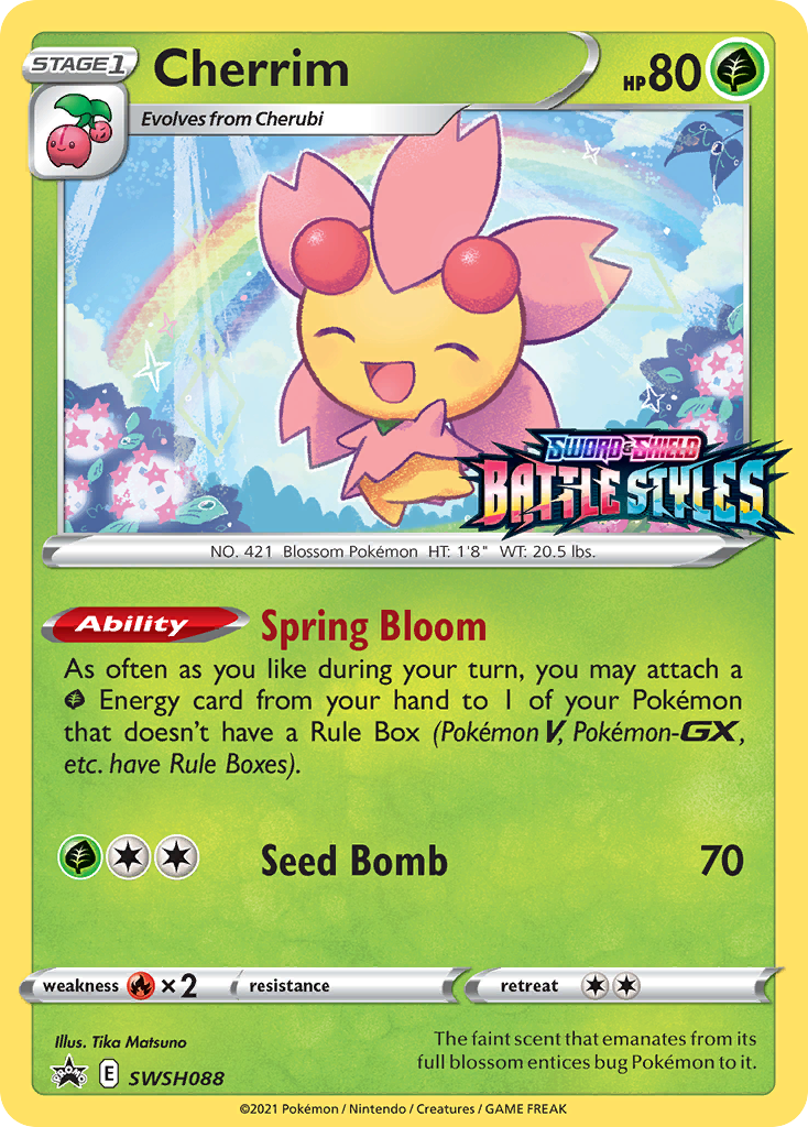 Ceriflor (EB088) (Prerelease Promo) [Épée et Bouclier : Promo Étoile Noire]