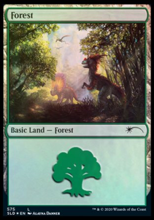 Forêt (Dinosaures) (575) [Promos Secret Lair Drop]