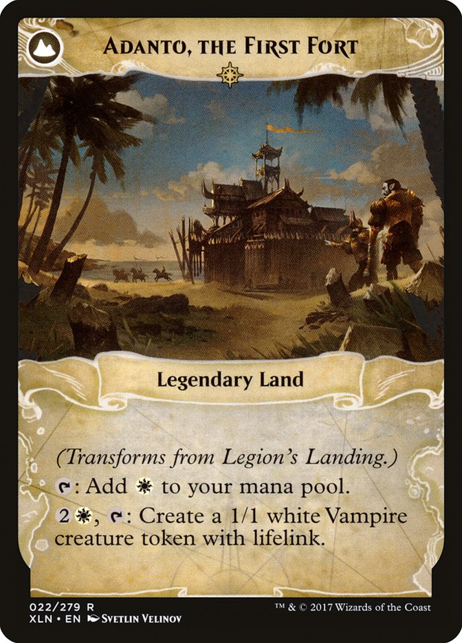 Le débarcadère de la Légion // Adanto, la première forteresse [Ixalan]