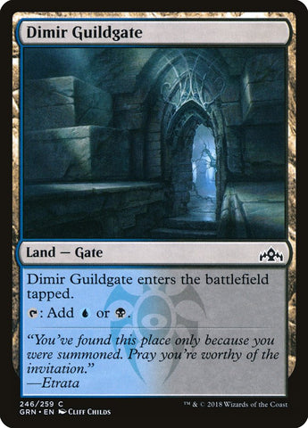 Portón Gremial Dimir (246/259) [Gremios de Rávnica]