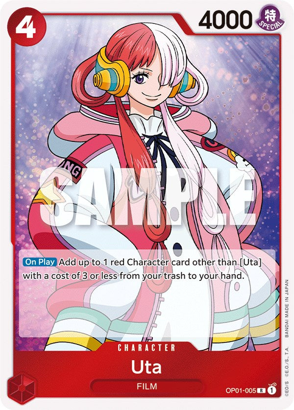 Uta (Mazo de demostración de 2023) [Cartas promocionales de One Piece]
