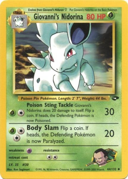 Nidorina de Giovanni (44/132) [Défi des Champions Illimité]
