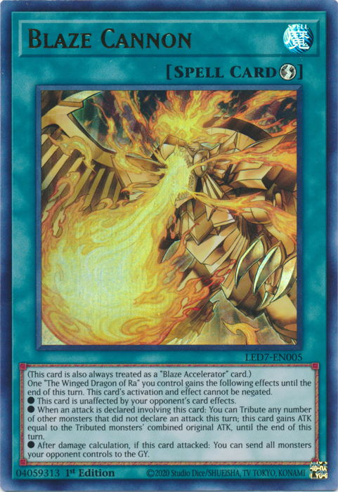 Canon de Flammes [LED7-FR005] Ultra Rare