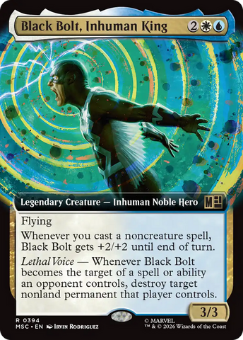 Black Bolt, rey de los Inhumanos (Arte Extendido) [Marvel Super Heroes Commander]