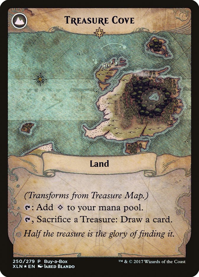 Carte au trésor // Crique au trésor (Boîte d'achat) [Coffre au trésor d'Ixalan]