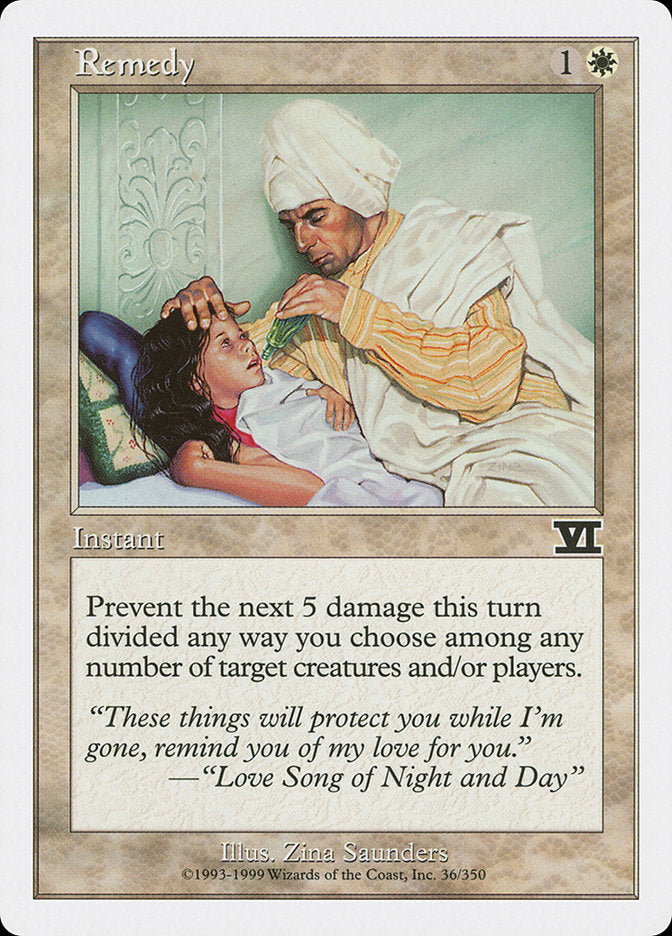 Remède [Sixième édition classique]