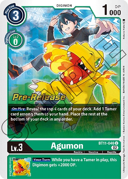 Agumon [BT11-046] [Promociones de prelanzamiento de fase dimensional]