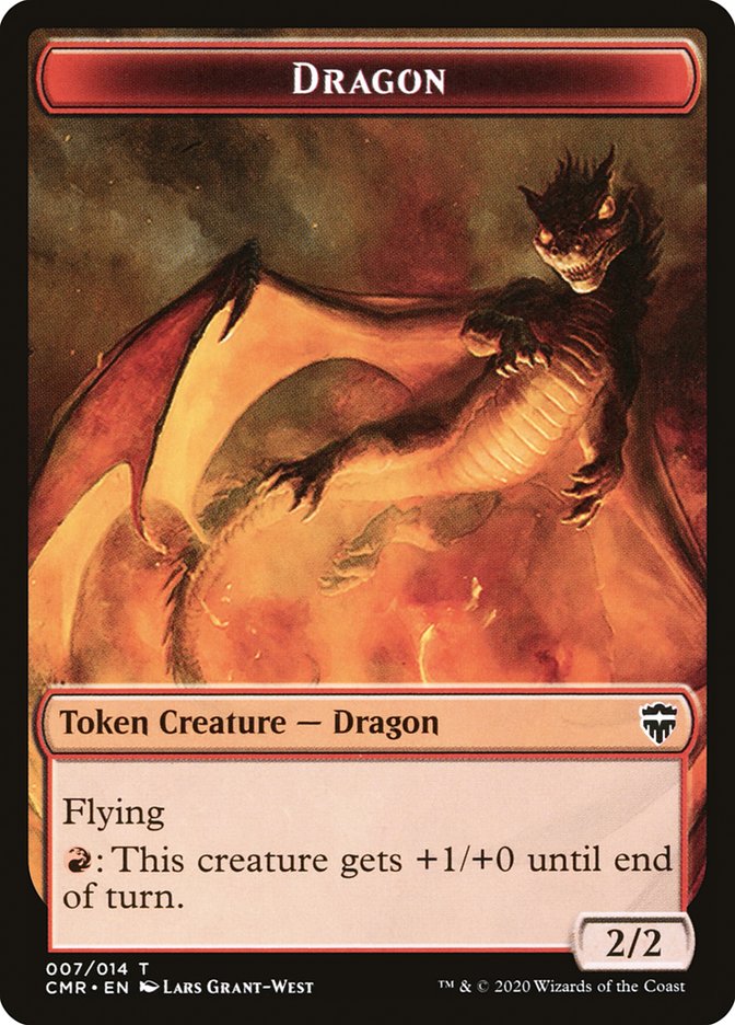 Jeton Dragon [Jetons Commander Légendes]