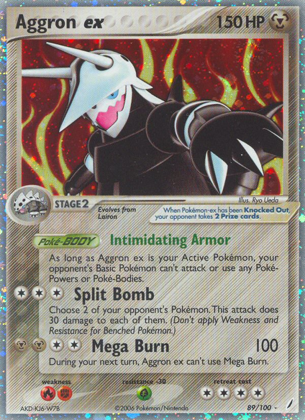 Aggron ex (89/100) [EX: Gardiens du cristal]