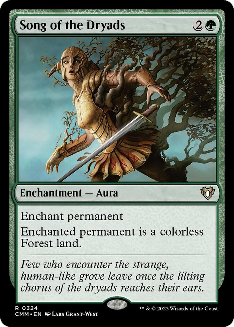 Chant des Dryades [Commander Masters]