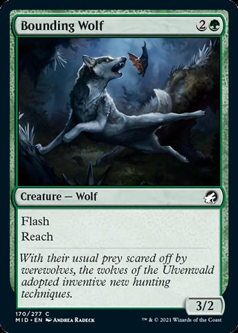 Loup bondissant [Innistrad : Chasse de minuit]
