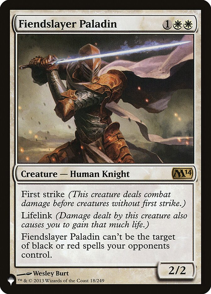 Paladin pourfendeur de démons [The List]