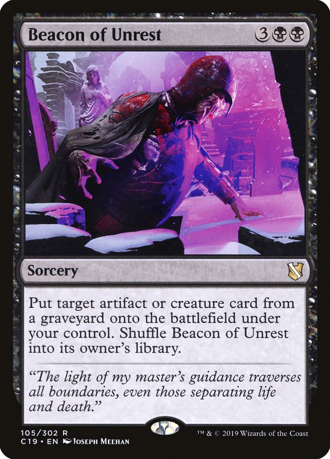 Phare de l'agitation [Commander 2019]