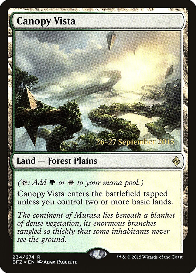 Canopy Vista [Promos d'avant-première La Bataille de Zendikar]