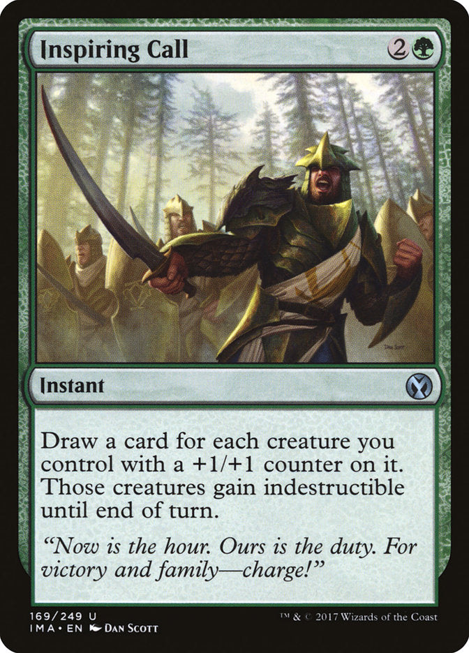 Appel inspirant [Iconic Masters]
