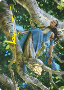 Carte artistique Arwen Undomiel (Signature dorée) [Le Seigneur des Anneaux : Contes de la Terre du Milieu - Série d'illustrations]