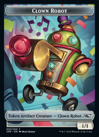 Robot-Clown (003) Jeton [Jetons Unfinity]