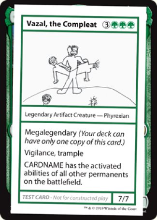 Vazal l'Intégral (Édition 2021) [Cartes de test des Boosters mystères]