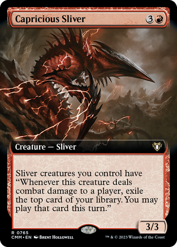 Astilla caprichosa (Arte extendido) [Commander Masters]