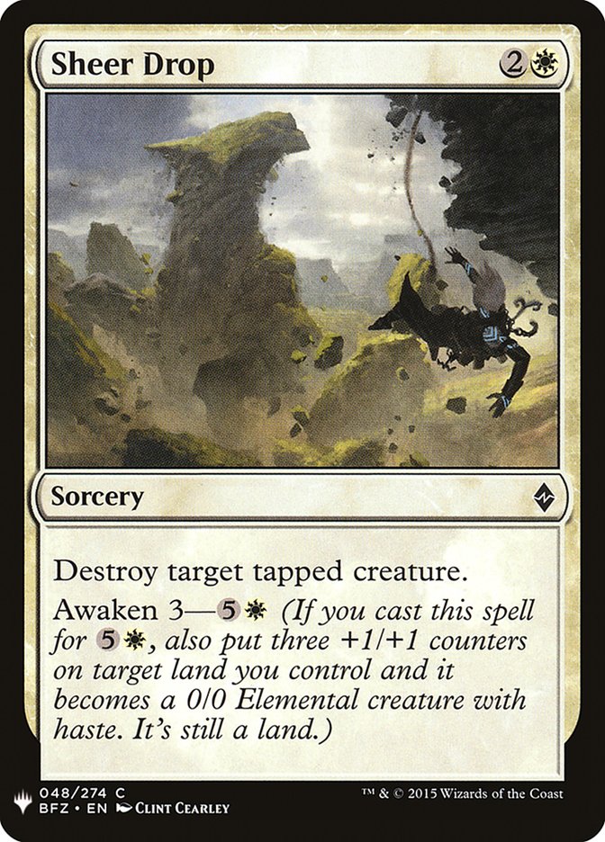 Chute abrupte [Mystery Booster]