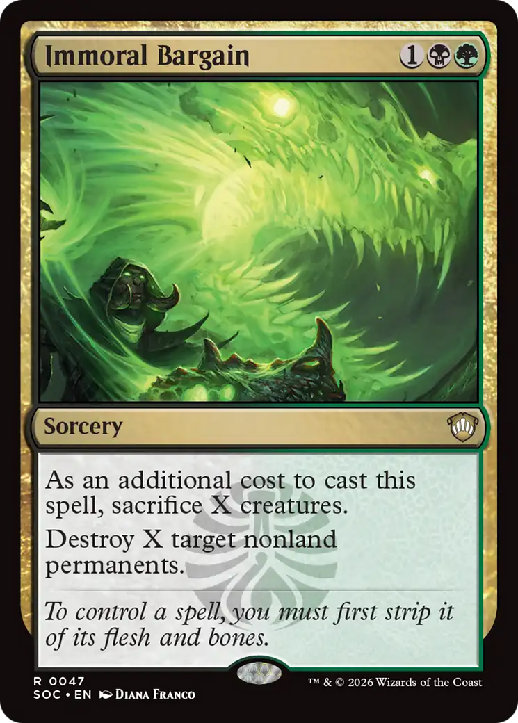 Pacto inmoral [Secretos de Commander de Strixhaven]